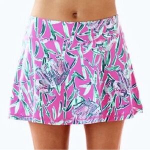NWT- Size S - Lilly Pulitzer Luxletic Nylon Skort in Mandevilla Pink Extra Lucky